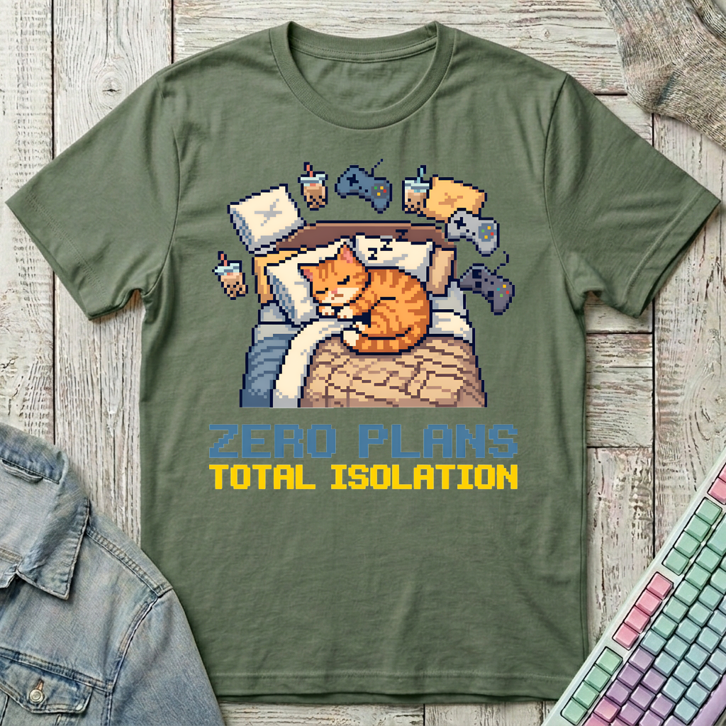 Zero Plans Total Isolation T-Shirt - Zero Plans Total Isolation_military_green